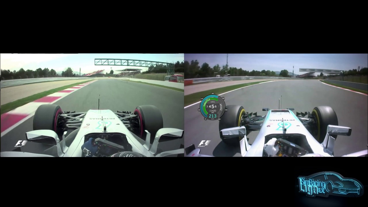 Bottas fastest lap 2017 vs Hamilton pole lap 2016 - Barcelona