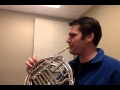 E natural minor scale french horn circle of 4ths