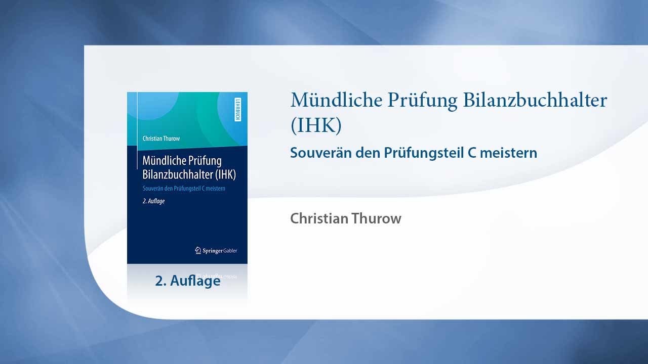 Mundliche Prufung Bilanzbuchhalter Ihk Youtube