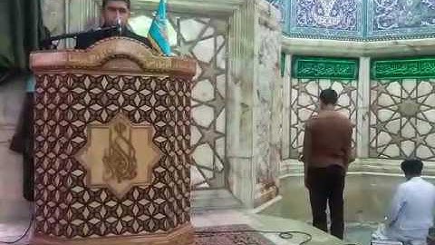القارئ صادق الزيدي تلاوة جدا رائعة في مسجد جمكران