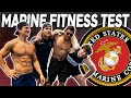 COLLEGE ATHLETES ATTEMPT THE UNITED STATES MARINE FITNESS TEST