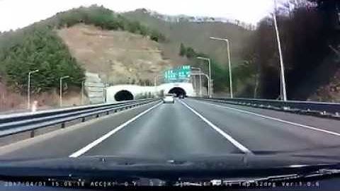 김여사 페라리488스파이더  사고영상