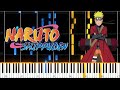 Silhouette  naruto shippuden opening 16 piano tutorial sheet in the descriptionnarutoshippuden