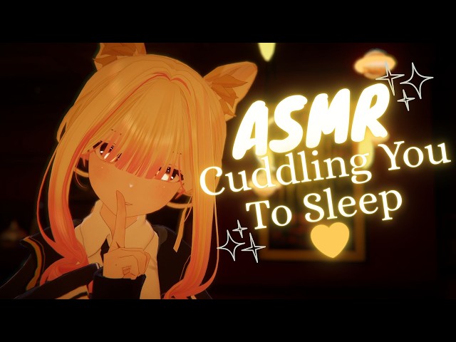 ASMR Cuddling You To Sleep Darling 💛 [Sniffing, Ear Blowing, Ear Cleaning]