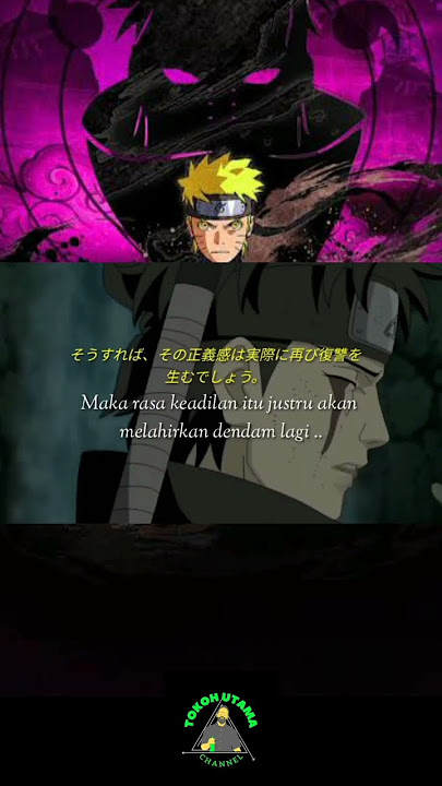 Kata kata Bijak Quotes Uchiha Shishui Sedih 30 Detik #katakatabijak #naruto