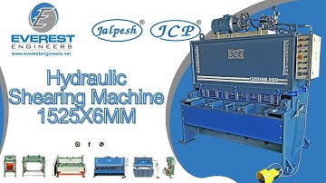 Hydraulic Shearing Machine 1525X6MM