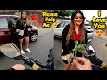 I proposed a cute girl in public 