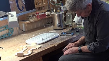 Violinmaker Peter Westerlund Part 6b Preparing the blocks