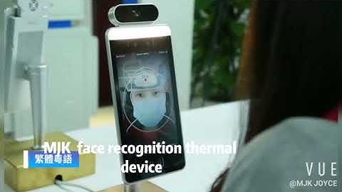 8 inch wireless face recognition temperature measurement device