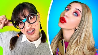 POPULAR GIRL vs NERD! How to Be Cool in College  Relatable School Moments by La La Life Musical
