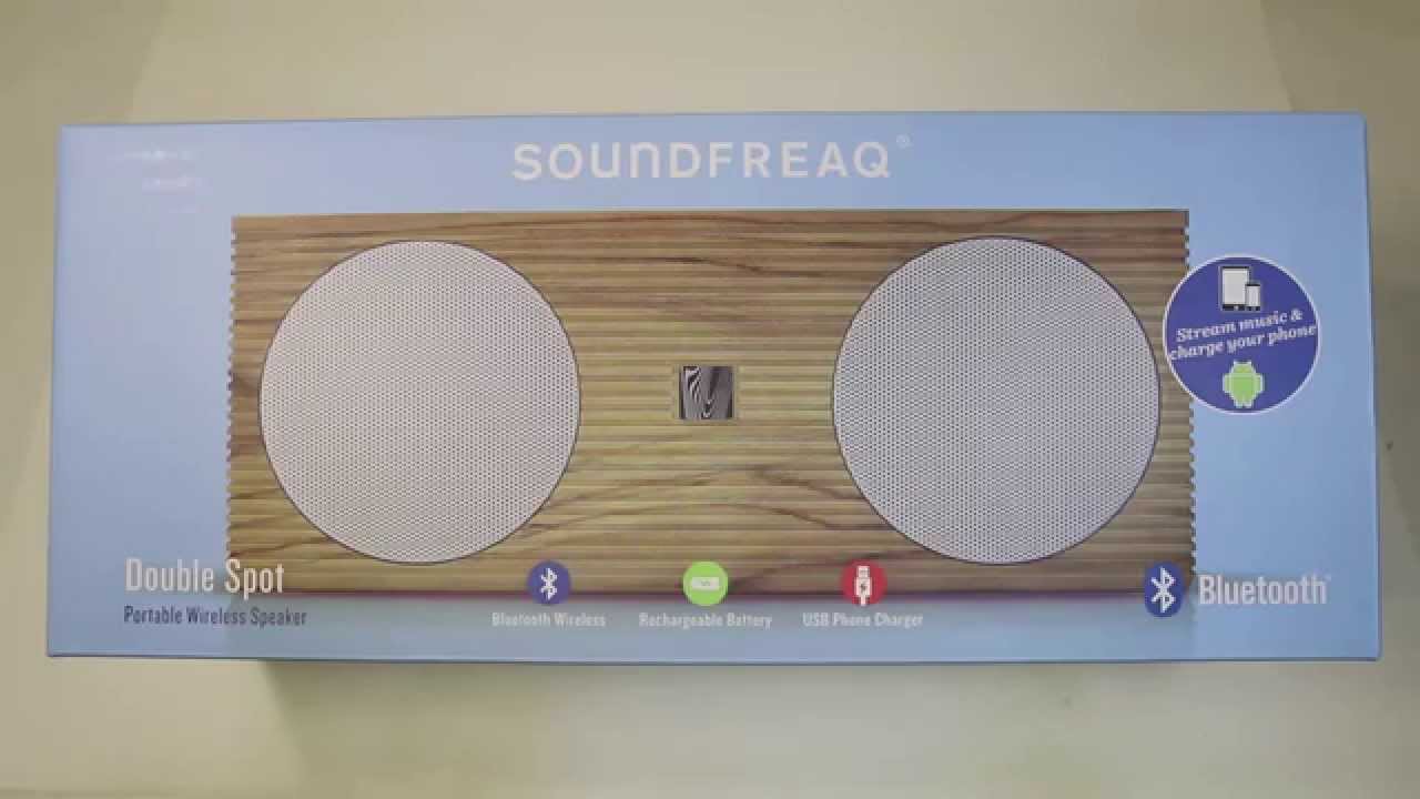 Soundfreaq Double Spot Bluetooth Speaker Unboxing Review Soundfreaq ...
