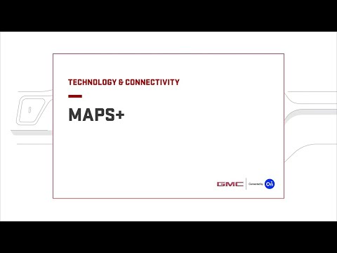 How to Use Maps+ Navigation | GMC