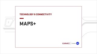 How to Use Maps+ Navigation | GMC