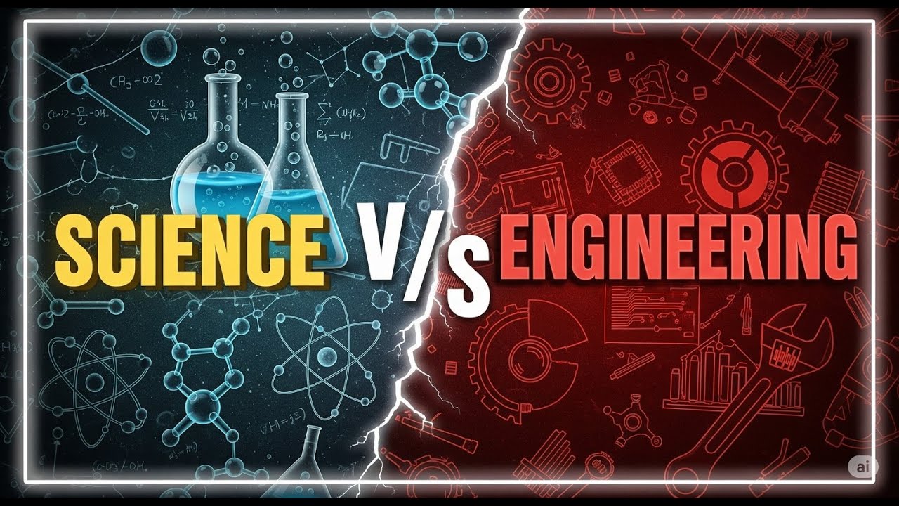 What’s the Difference Between Science and Engineering ? | Scientists vs Engineers