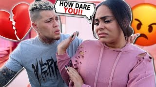 Getting MAD at EVERYTHING My Boyfriend Says To See How He Reacts!!
