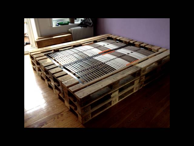 Doppelbett aus europaletten youtube