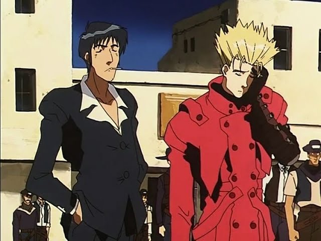 Vash, o estouro da boiada  Cenas engraçadas #1 TRIGUN 