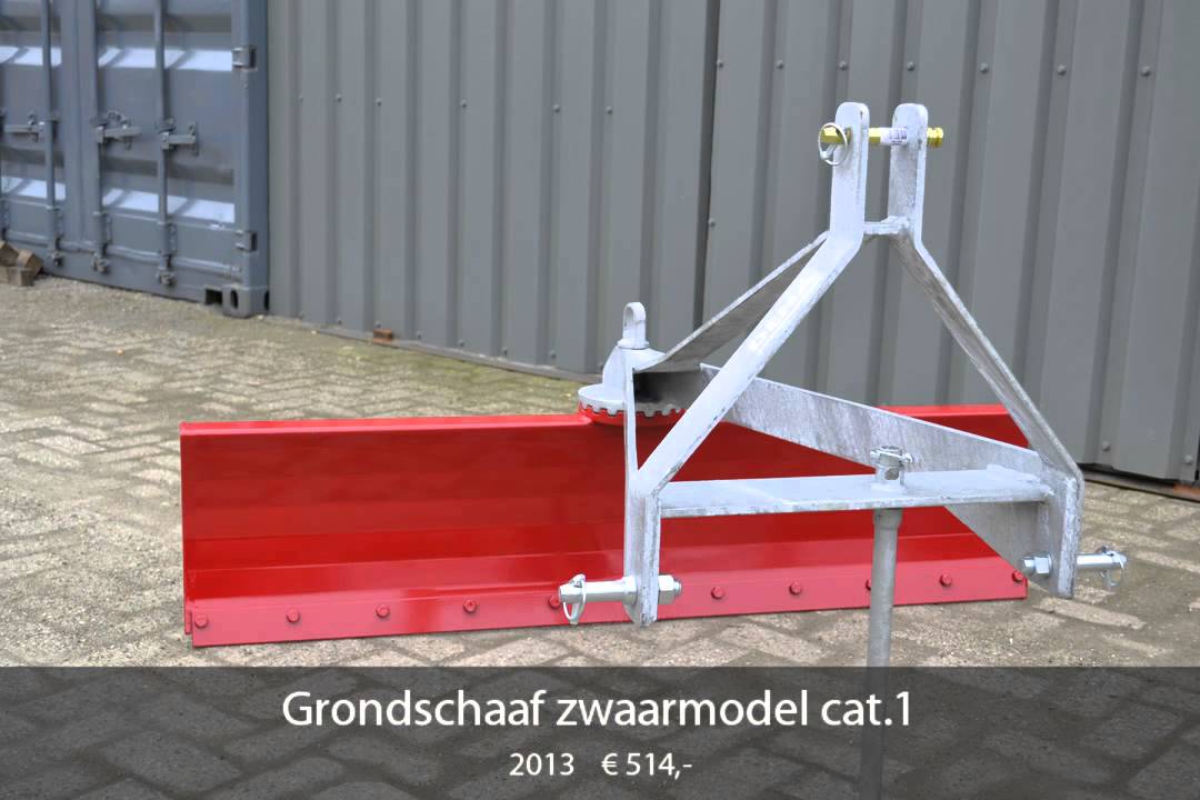 Grondschaaf Zwaarmodel Cat.1 - Youtube