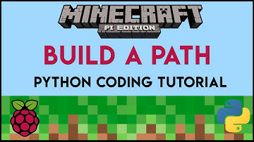 Minecraft Pi - Build a Path Using Python