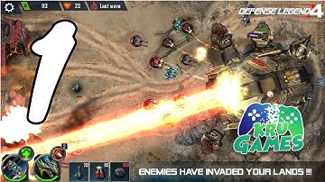 Defense Legend 4: Sci-Fi Tower defense Gameplay #1 All Levels (Android, IOS)
