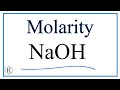 Calculating Molarity and Conversions