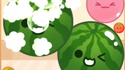 2 Watermelon Pop! Satisfying ASMR Fruit Drop Merge Melon Game #games #asmr #puzzlegame #mobilegame 
