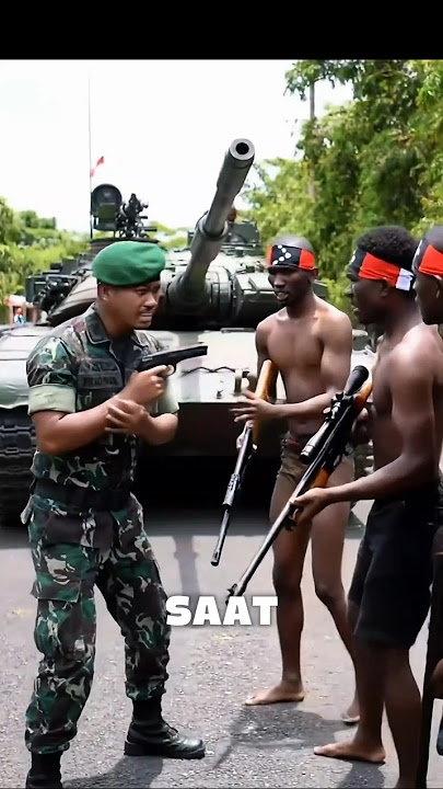 anggota TNI ini di hadang oleh separatis OPM KKB! #shorts #trending #viralvideo