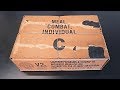 Unboxing C Ration Box (12 Pack) - 1966 Meal Combat Individual