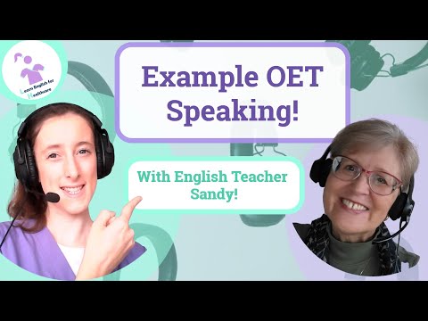 Example OET medicine