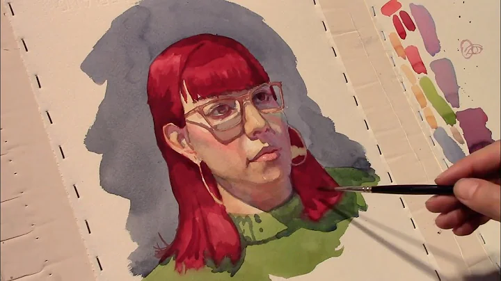 Watercolor Portrait Demo (Time Lapse Version)