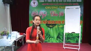 KHOÁ HỌC THỰC HÀNH BÁN THUỐC BẢO MINH / CHIA SẺ CỦA GIÁM ĐỐC CÔNG TY DƯỢC PHẨM TÂM PHÚC