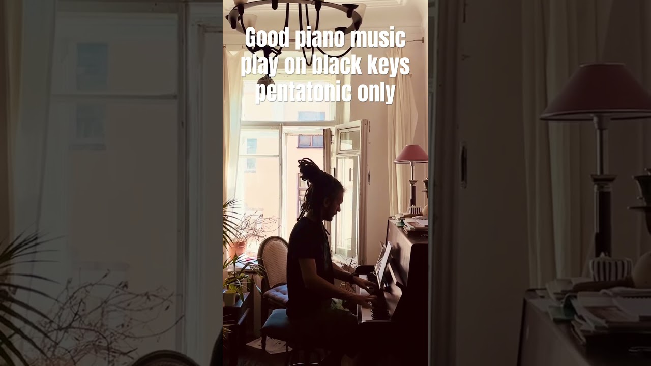 Piano music Only on Black Keys flow! #pianomusic #pianomusicoftheday #blackkeyspiano