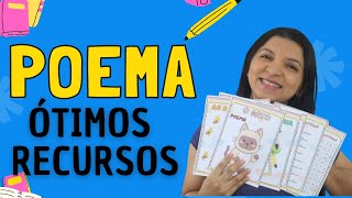 Gênero Poema Ótimos Recursos [LEITURA 3º ao 5º ANO] Professor em Sala