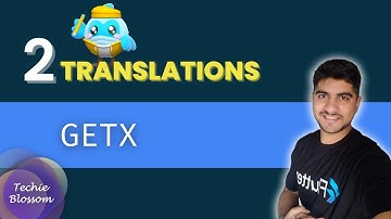Apply Language translations using GetX (Plurals and Custom Params)