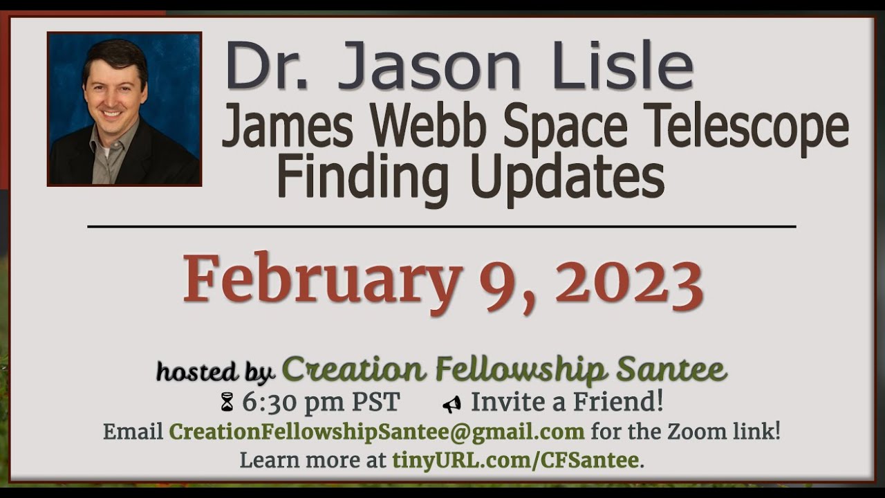 James Webb Space Telescope with Dr Jason Lisle - YouTube