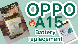 Oppo A15 battery replacement | how to change Oppo A15 battery