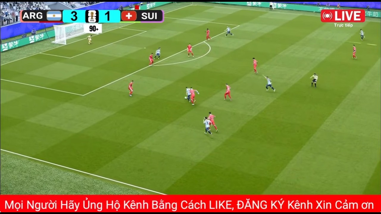 Argentina vs Thụy Sĩ diễn ra vào lúc 8h ngày 12/7|Simulation Video Games