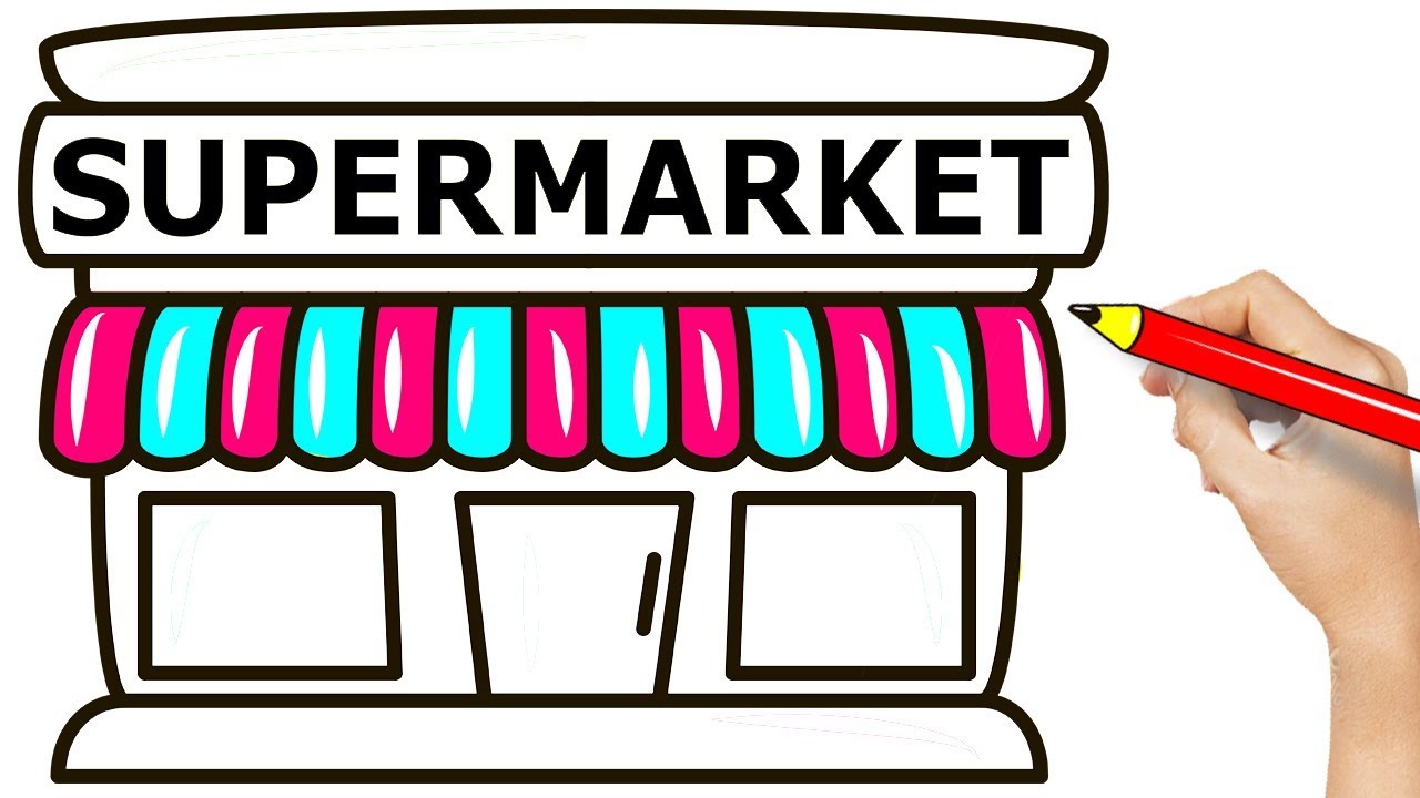 Free supermarket  Vector Art