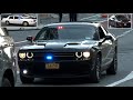 Dodge Challenger, Crown Victoria, interesting police cars and security in New York for UN week🚨