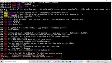 Fix : bcrypt install: `node-pre-gyp install --fallback-to-build` on Linux