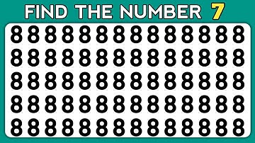 FIND THE ODD ONE OUT | NUMBER AND LETTER EDITION | TEST YOUR OBSERVATION SKILLS