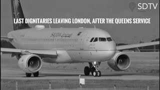 The Last Dignitaries leaving London after the Queens Service - Stansted Airport 20th September 2022