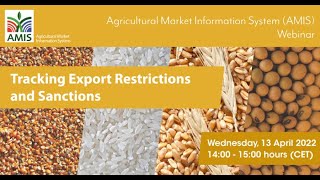 AMIS webinar: Tracking export restrictions and sanctions