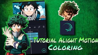 Tutorial Alight Motion - Coloring (CC effects HD quality) en español screenshot 3