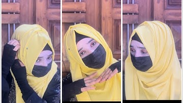 Jorjet/ Chiffon Hijab Tutorial with Layers & Chest Covered | Hijab Style 2025 Chiffon HijabTutorial