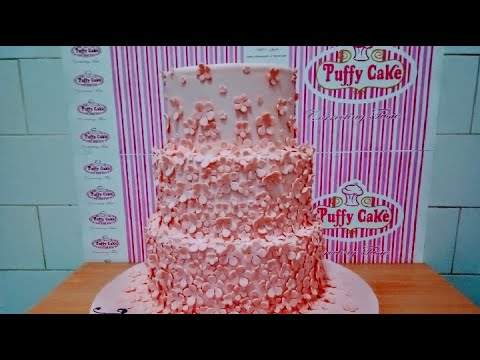 simple-and-pretty-|-wedding-cake-|-fondant-decorating