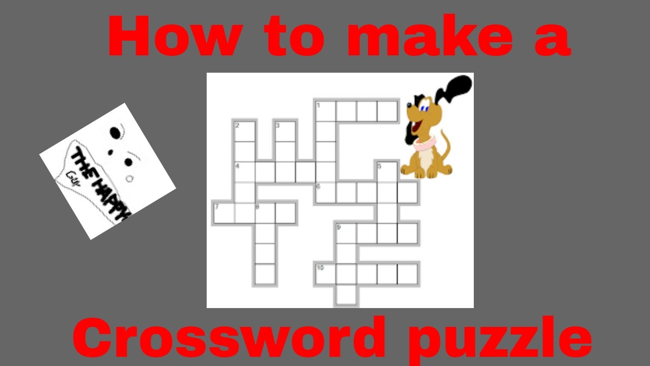 how-to-make-your-own-crossword-puzzle-microsoft-word-ep-2-youtube