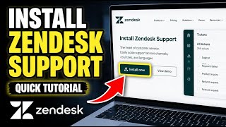 How to Install Zendesk Support - Quick Tutorial
