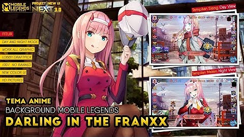 Background ML Anime Darling in the Franxx New Color UI