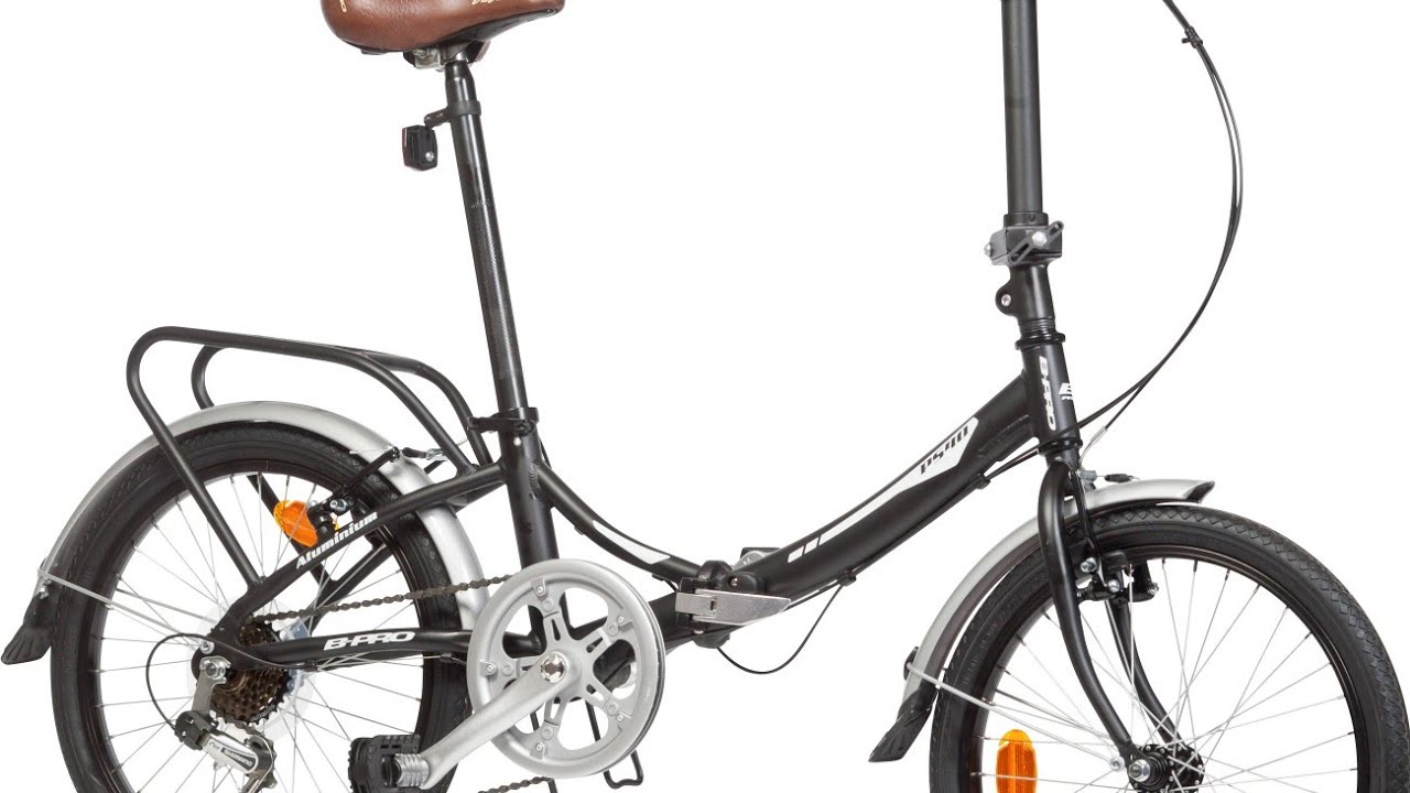 B-Pro PS40 Bicicleta plegable 20'' - YouTube